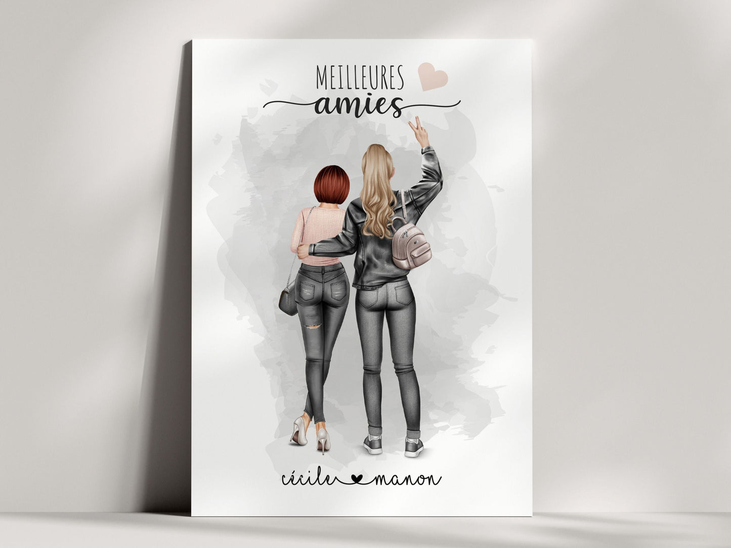 AFFICHE SOEUR DE COEUR - CADEAU POUR UNE SOEUR, UNE AMIE Ma boutique