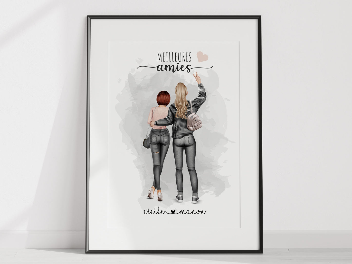 AFFICHE SOEUR DE COEUR - CADEAU POUR UNE SOEUR, UNE AMIE Ma boutique