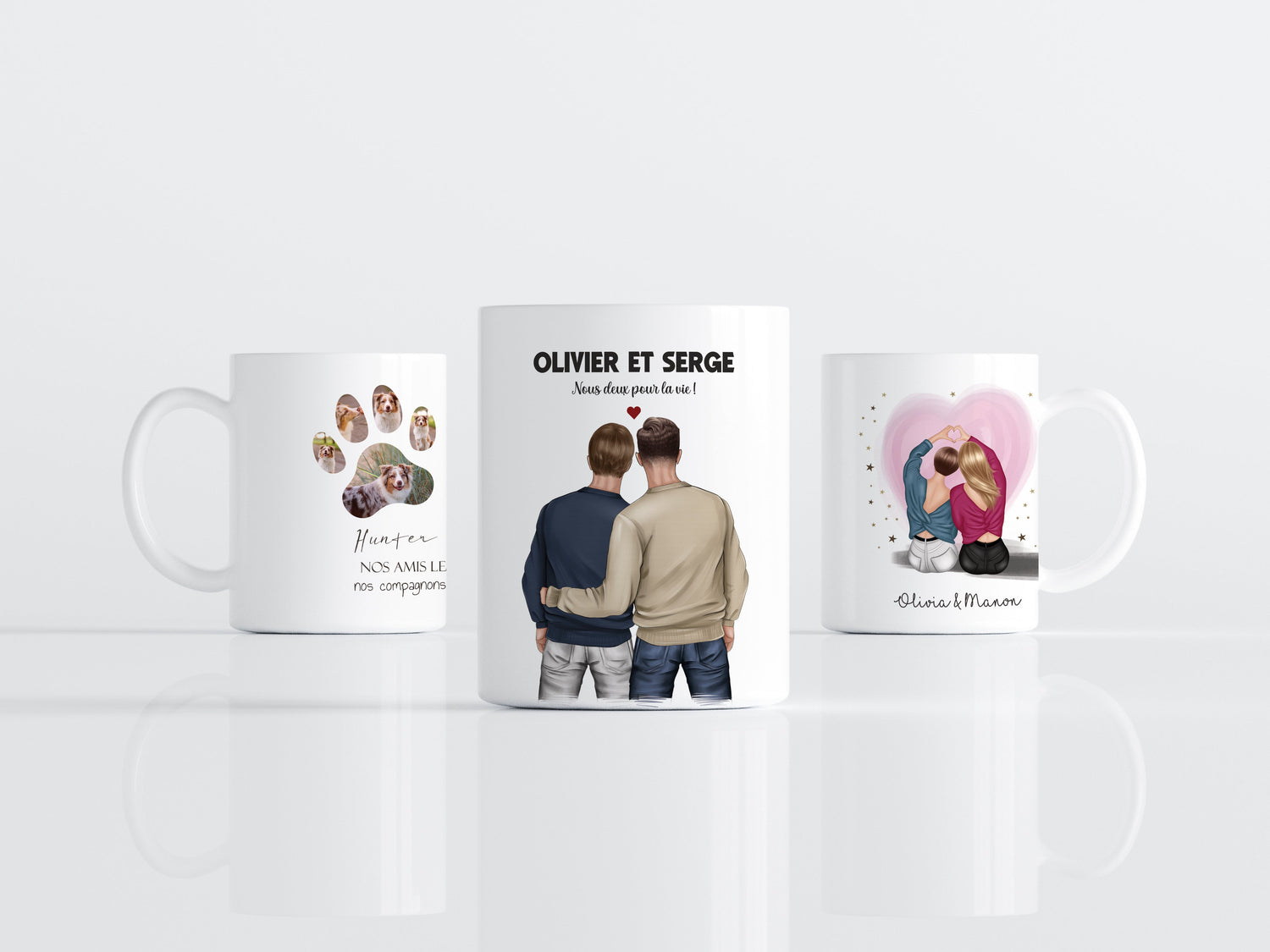 boutique de mugs personnalisés Nins Petits Papiers