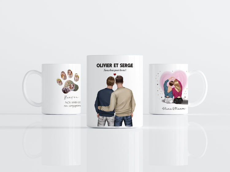 boutique de mugs personnalisés Nins Petits Papiers