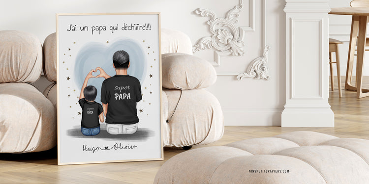 cadeau personnalisé pour papa 