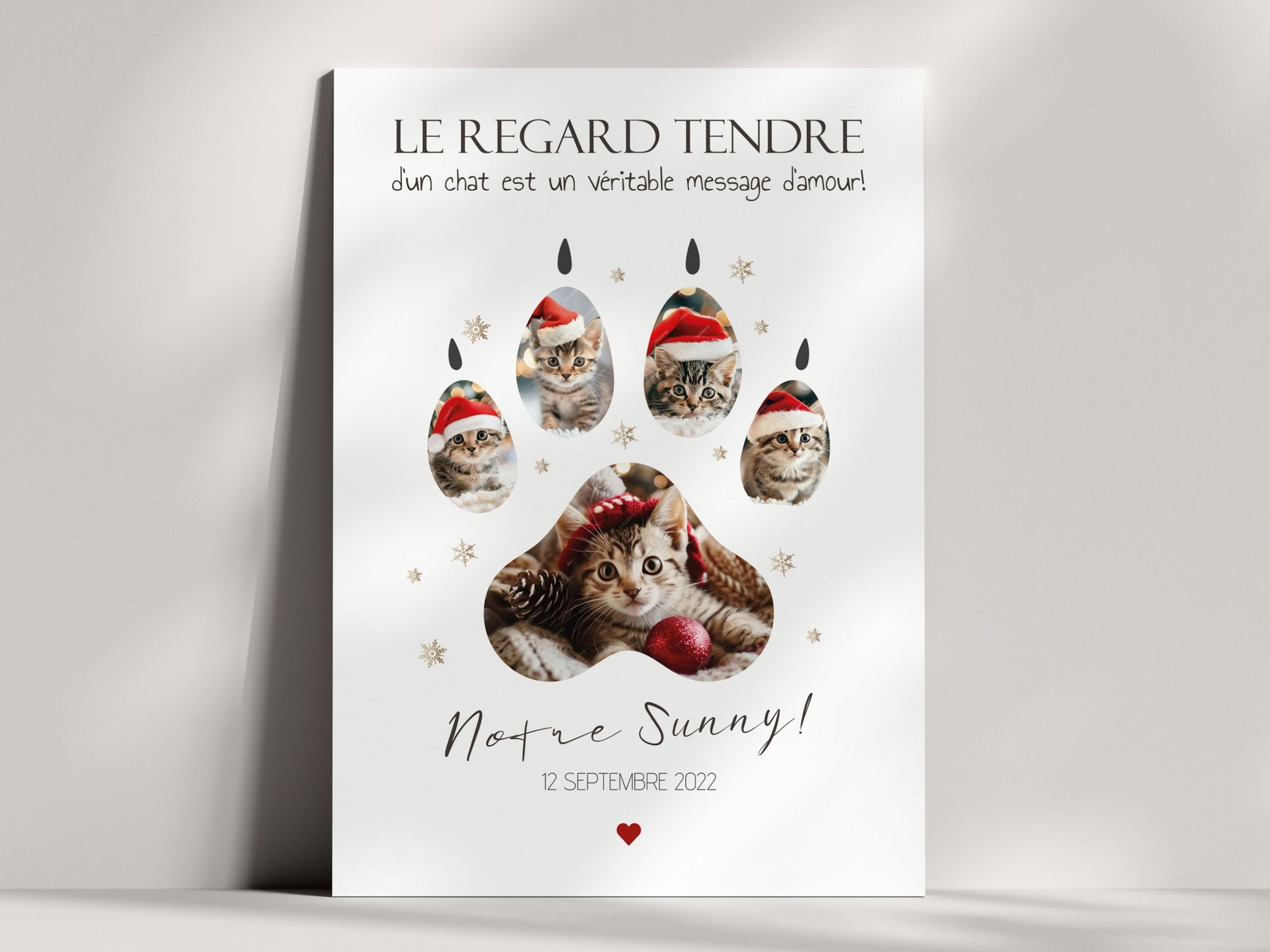 Cadeau animal personnalisé chat chien