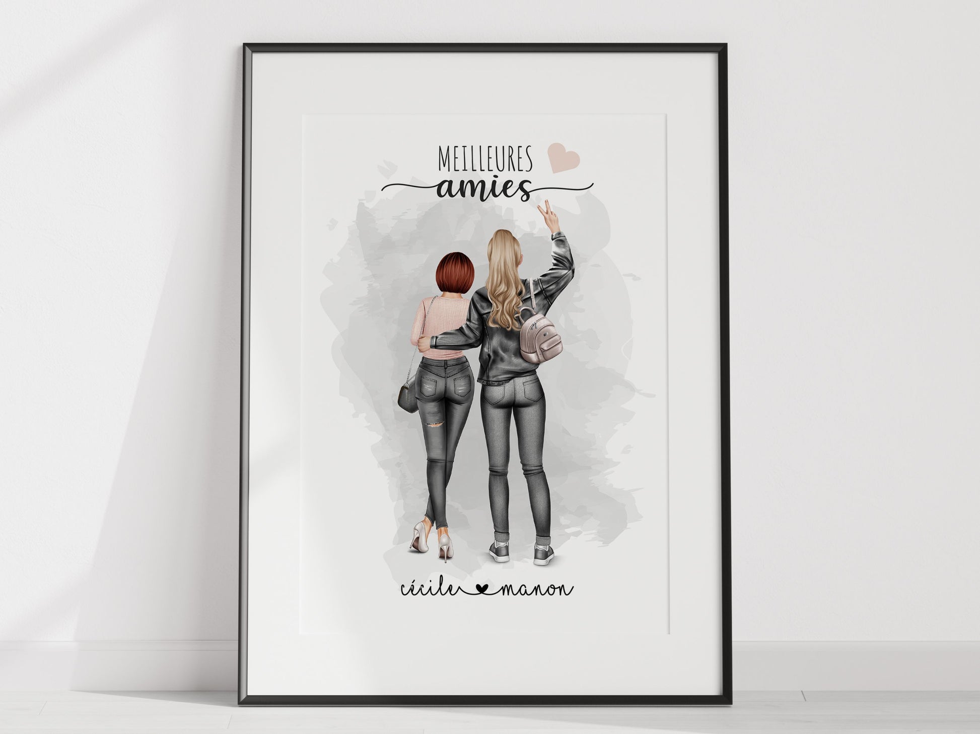 AFFICHE SOEUR DE COEUR - CADEAU POUR UNE SOEUR, UNE AMIE  Ma boutique   