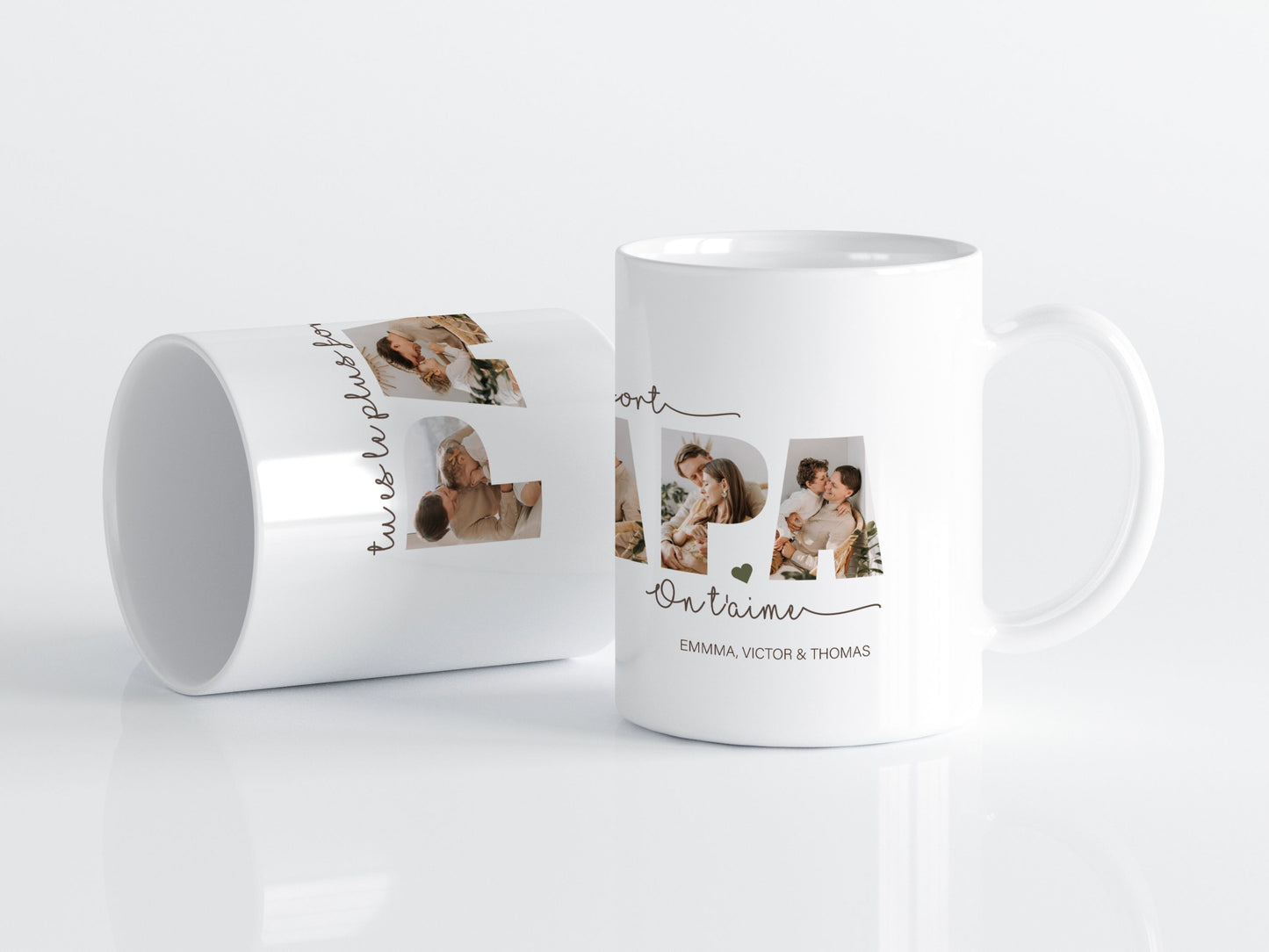 cadeau personnalisé tasse papa 