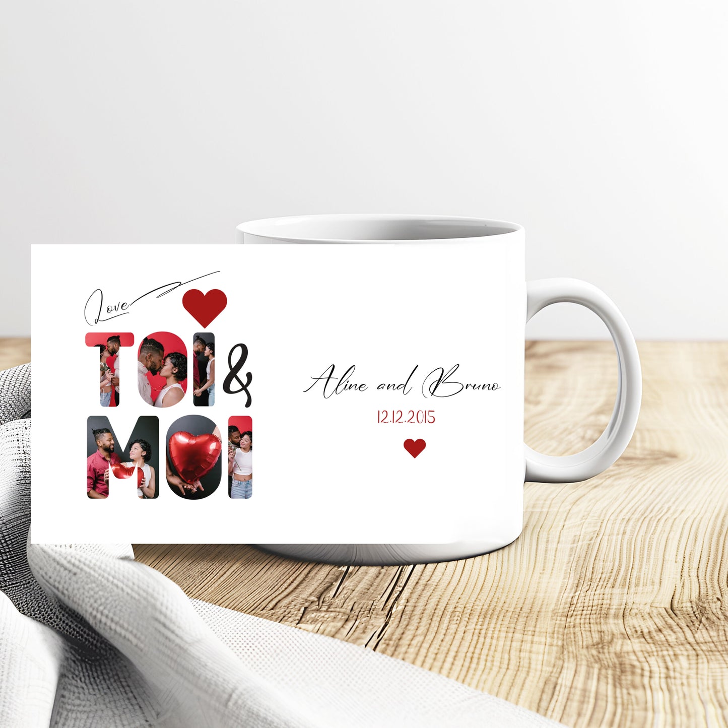 toi et moi photos personnalisé 